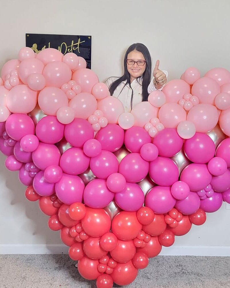 Heart balloons